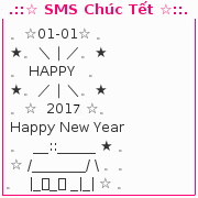 Mẫu sms chúc mừng năm mới 3